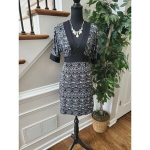 Noticeable Formal Half Sleeve Midi Dress Sz Medium
